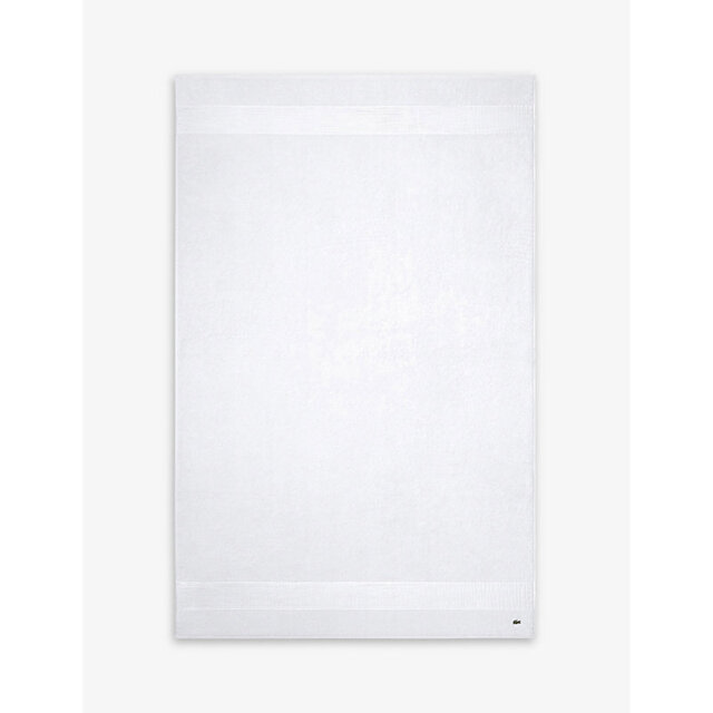 Lacoste Le Croco Logo-Embroidered Cotton Guest Towel 40cm x 60cm - image 1