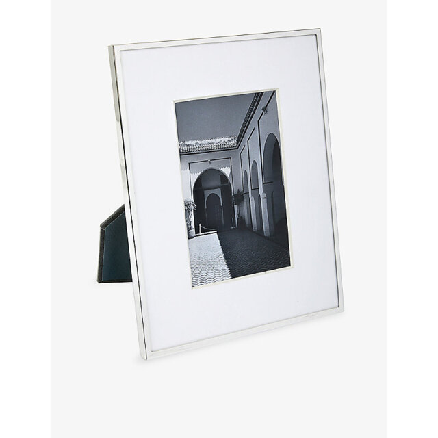 The White Company Polished Metal Photo Frame 19cm x 24cm - image 1