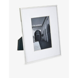 The White Company Polished Metal Photo Frame 19cm x 24cm - thumbnail 1