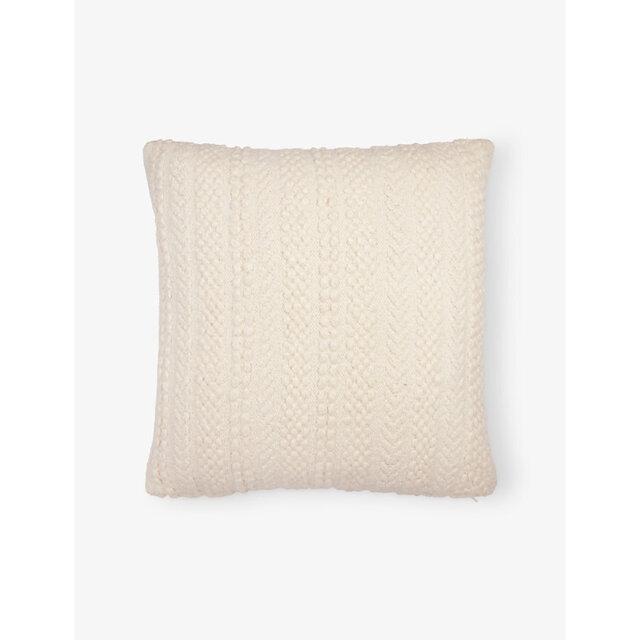 The White Company Napier Medium Square Cotton Cushion - image 1
