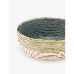 Makaua Round Handmade Palm Basket - thumbnail 2