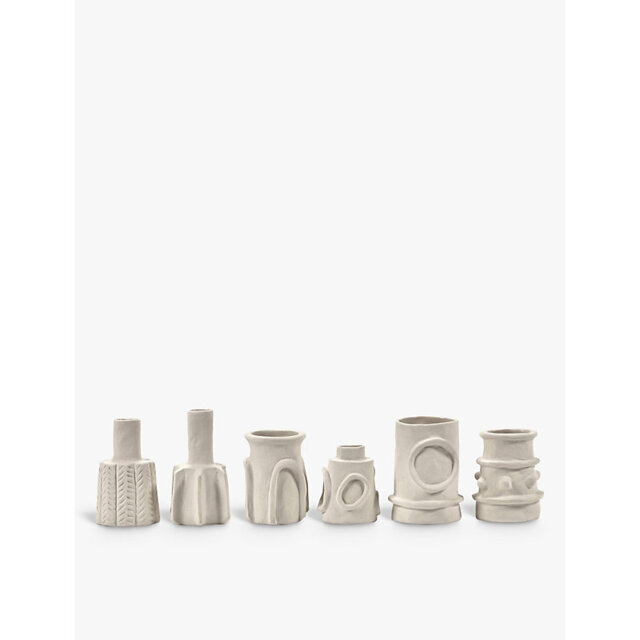 Serax Marie Michielssen Molly Stoneware Vases Set Of Six - image 1