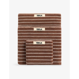 Tekla Striped Cotton Bath Towel 70cm x 140cm