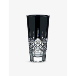Waterford Lismore Black Crystal Vase 25cm - thumbnail 1