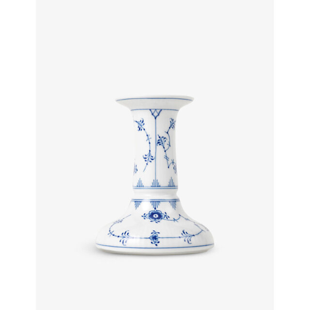 Royal Copenhagen Blue Fluted Plain Porcelain Candle Holder 11.5cm - image 1