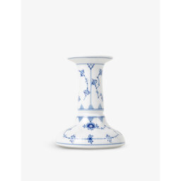 Royal Copenhagen Blue Fluted Plain Porcelain Candle Holder 11.5cm - thumbnail 1