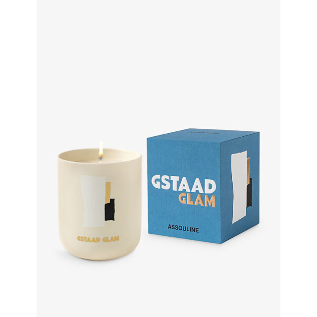 Assouline Travel From Home Gstaad Glam Wax Travel Candle 319g - image 1