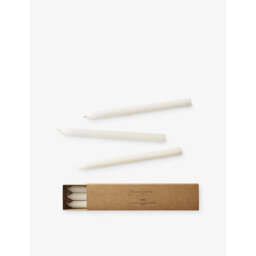The White Company Tapered Unscented Set Of Six Dinner Candles - thumbnail 2