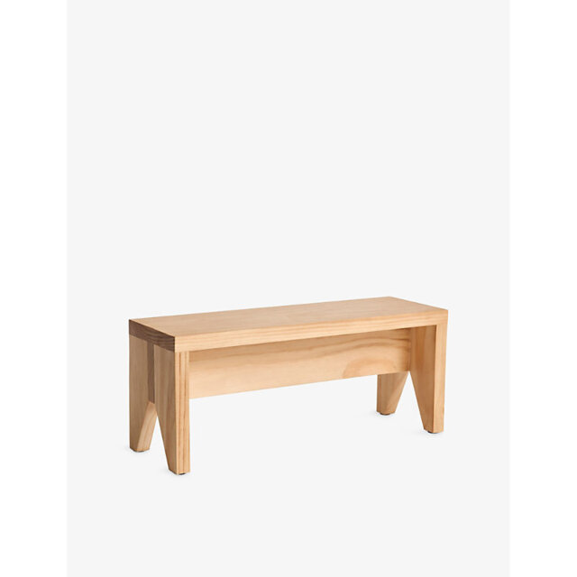 Hay Manolito Long Pine-Wood Stool - image 1