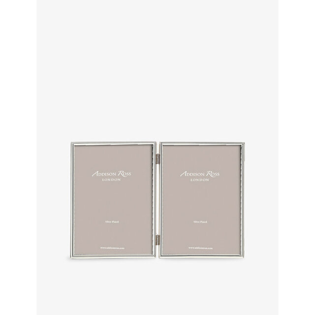 Addison Ross London Double Fine Edge Silver-Plated Photo Frame 5” x 7” - image 1