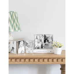 Addison Ross London Double Fine Edge Silver-Plated Photo Frame 5” x 7” - thumbnail 2