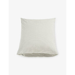 Tekla Percale Striped Standard Cotton Pillowcase