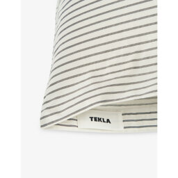 Tekla Percale Striped Standard Cotton Pillowcase - thumbnail 2