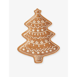 Selfridges Edit Gingerbread Tree Ceramic Plate Christmas Ornament - thumbnail 2