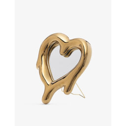Seletti Melted Heart Porcelain Mirror and Photo Frame 35cm - thumbnail 2