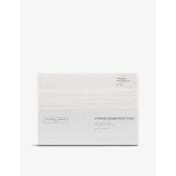 The White Company Symons Double-Row Cord Cotton Square Oxford Pillowcase 65cm - thumbnail 1