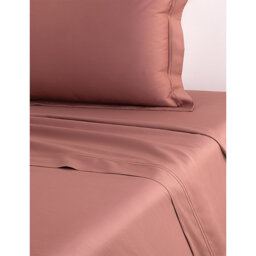 Yves Delorme Triomphe Santal Cotton Flat Sheet