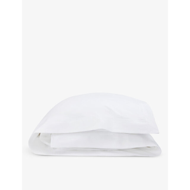 The White Company Cranleigh Bordered Cotton Duvet Cover - image 1