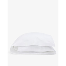 The White Company Cranleigh Bordered Cotton Duvet Cover - thumbnail 1