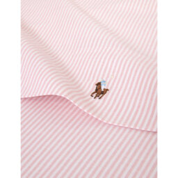 Ralph Lauren Home Oxford Logo-Embroidered Striped Cotton Flat Sheet - thumbnail 2