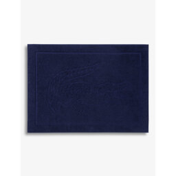Lacoste Branded Cotton Bath Mat 55cm x 80cm
