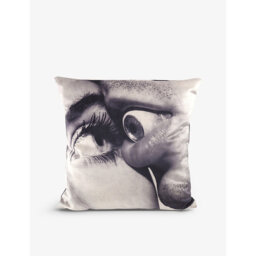 Seletti Wears Toiletpaper Eye & Mouth Woven Cushion 50cm x 50cm - thumbnail 1