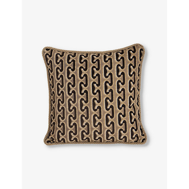 Soho Home Budleigh Jacquard-Pattern Square Woven Cushion 50cm x 50cm - image 1