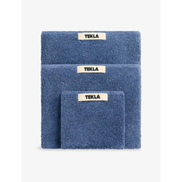 Tekla Striped Cotton Bath Towel 70cm x 140cm - thumbnail 1