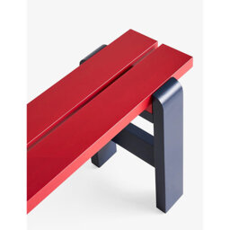 Hay Weekday Bench Duo 111 Steel and Pinewood Bench 111cm x 45cm - thumbnail 2