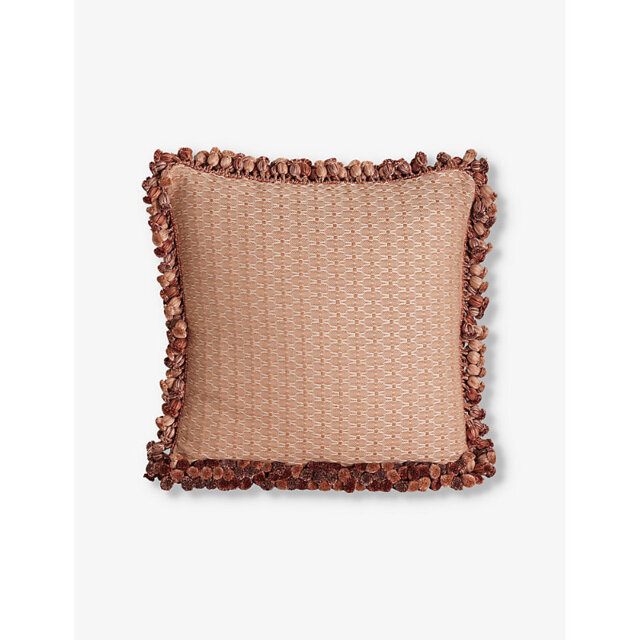 Soho Home Lera Jacquard-Pattern Square Woven Cushion 50cm x 50cm - image 1