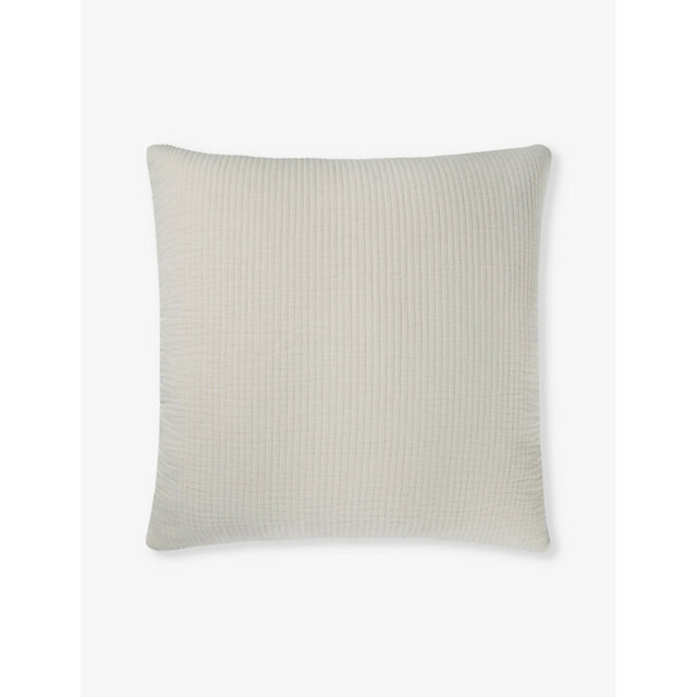 The White Company Florian Large Square Cotton Cushion Cover 65cm x 65cm - image 1