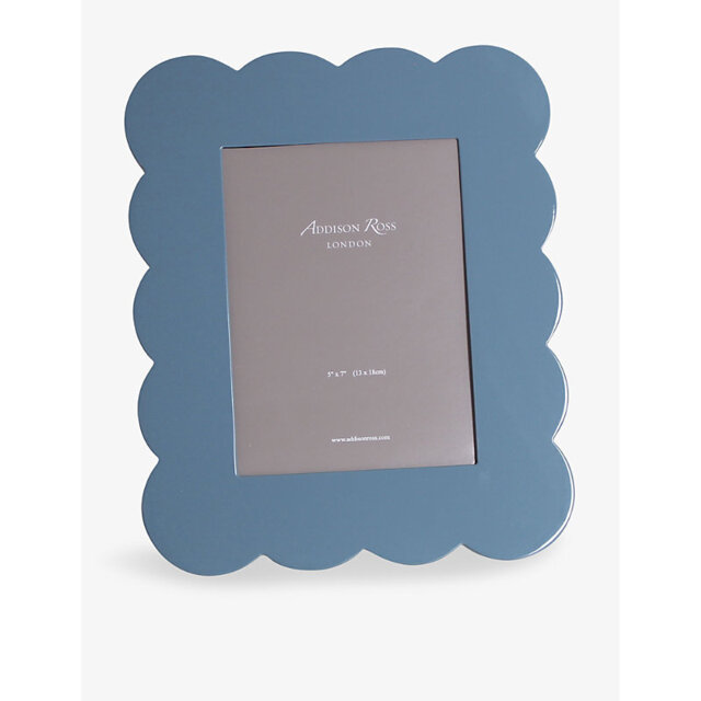Addison Ross London Scallop Lacquer Photo Frame 5” x 7” - image 1