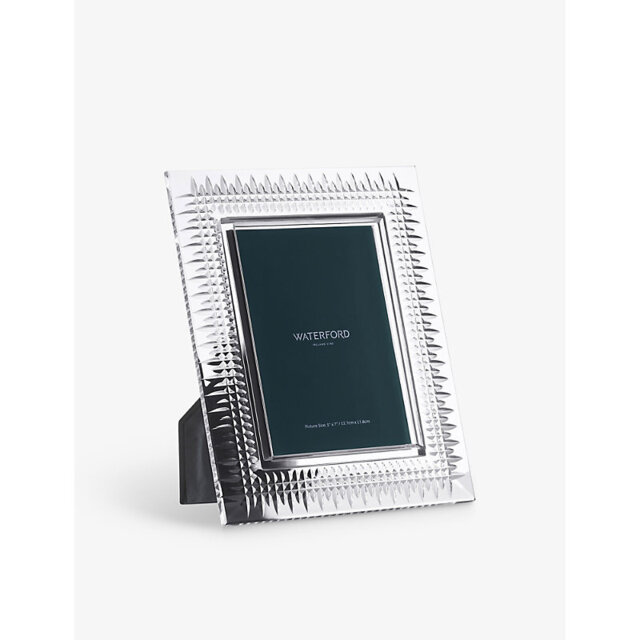 Waterford Lismore Diamond-Crystal Photo Frame 5X7” - image 1
