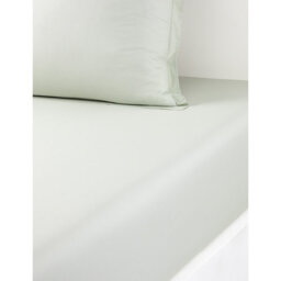Yves Delorme Batiste Amande Cotton Fitted Sheet