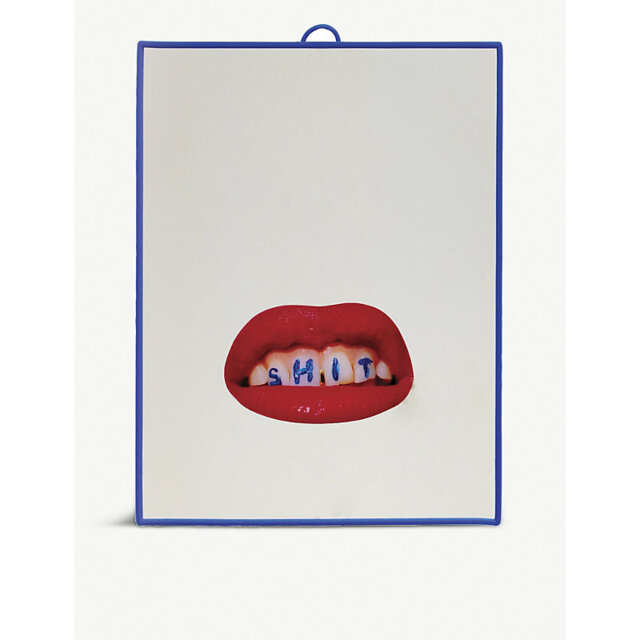 Seletti Toiletpaper Sh*T Printed Mirror 23cm x 18cm - image 1