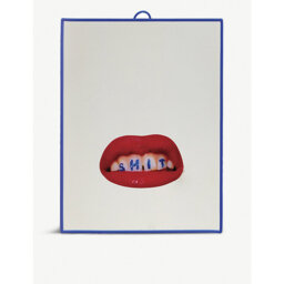 Seletti Toiletpaper Sh*T Printed Mirror 23cm x 18cm - thumbnail 1