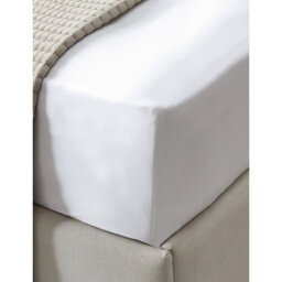 The White Company Connaught Cotton and Silk Fitted Sheet - thumbnail 2