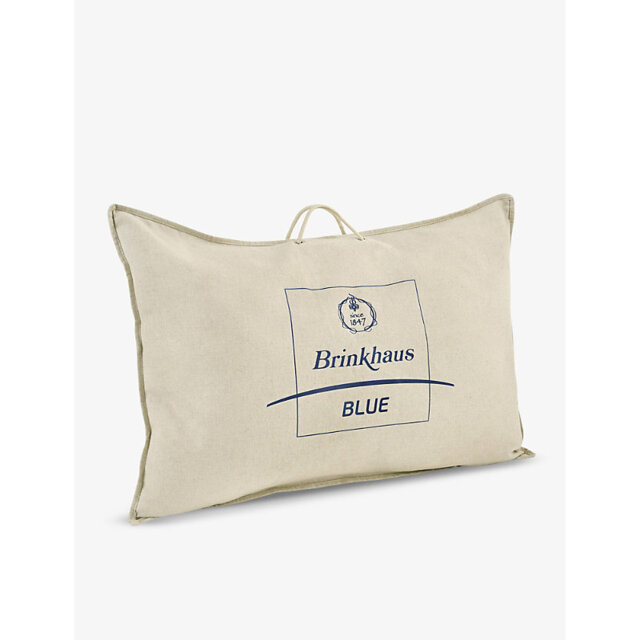 Brinkhaus Blue Cotton and Down Pillow - image 1