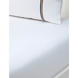 Boss B-Linea Contrast-Piping Cotton Fitted Sheet