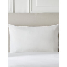 The White Company Symons Rectangle Soft Cotton Sateen, Down and Feather Super King Pillow 50cm x 90cm - thumbnail 2