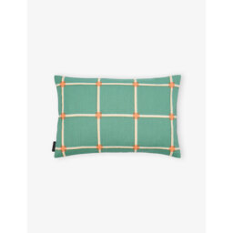 The Conran Shop Cuba Checked Cotton Cushion - thumbnail 1