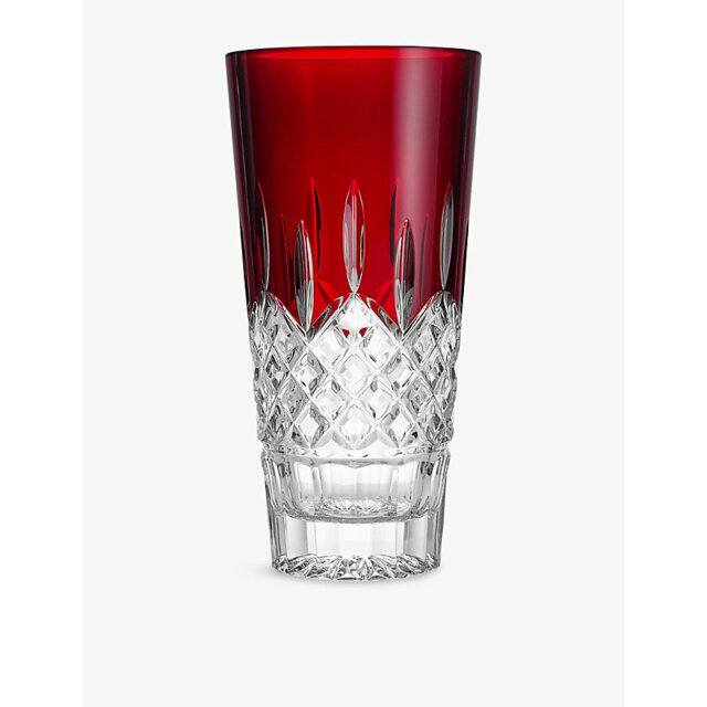 Waterford Lismore Crystal Glass Vase 25cm - image 1