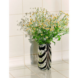 Hay Splash Swirl-Pattern Glass Vase - thumbnail 2