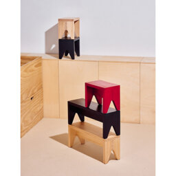 Hay Manolito Long Pine-Wood Stool - thumbnail 2
