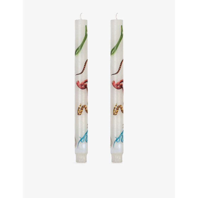 Seletti Wears Toiletpaper Snakes Stem Candle Set Of Two - image 1