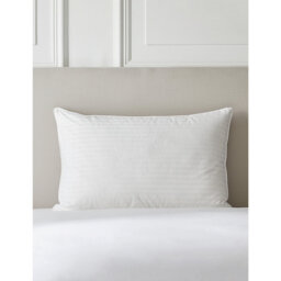 The White Company Hungarian Striped Standard Goose-Down Pillow 50cm x 75cm - thumbnail 2