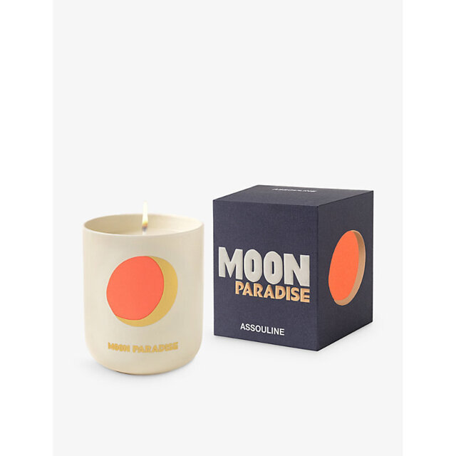 Assouline Travel From Home Moon Paradise Wax Travel Candle 319g - image 1