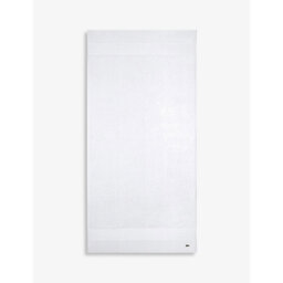Lacoste Le Croco Logo-Embroidered Cotton Bath Towel 70X140cm - thumbnail 2