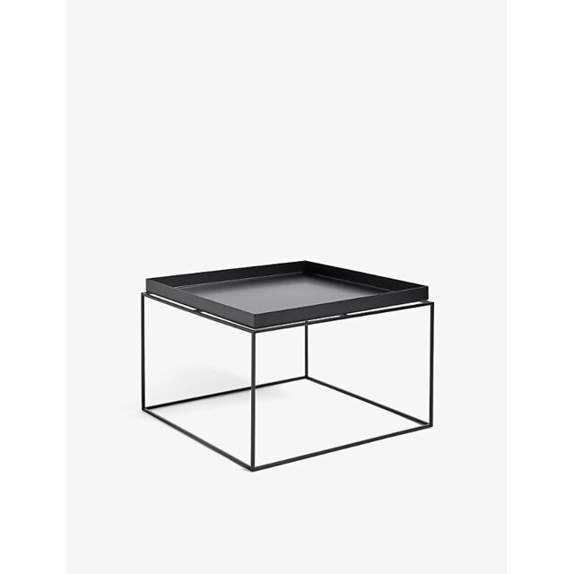 Hay Tray Large Cube Powder-Coated Steel Tray Table 60cm - image 1