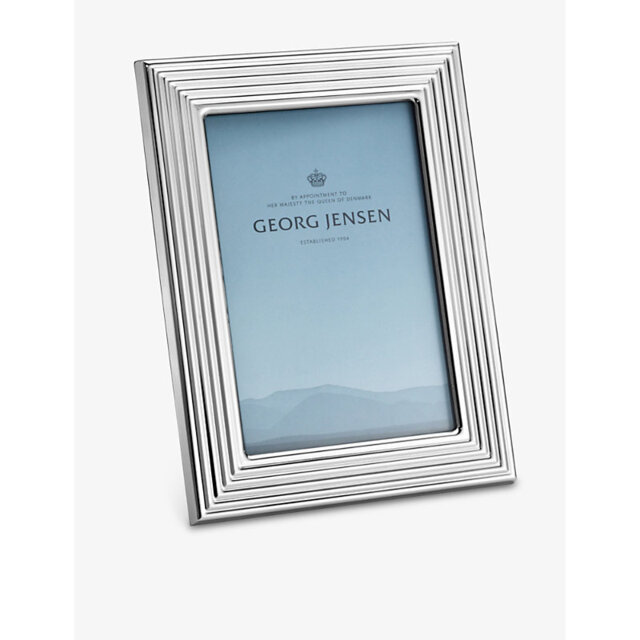 Georg Jensen Bernadotte Stainless-Steel Picture Frame 4 x 5In - image 1